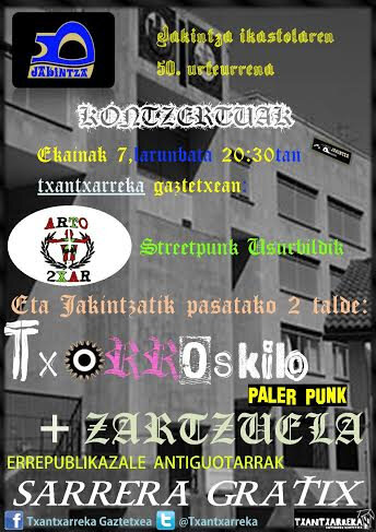 7 JUN. ARTO 2XAR, TXORROSKILLO, ZARTZUELA